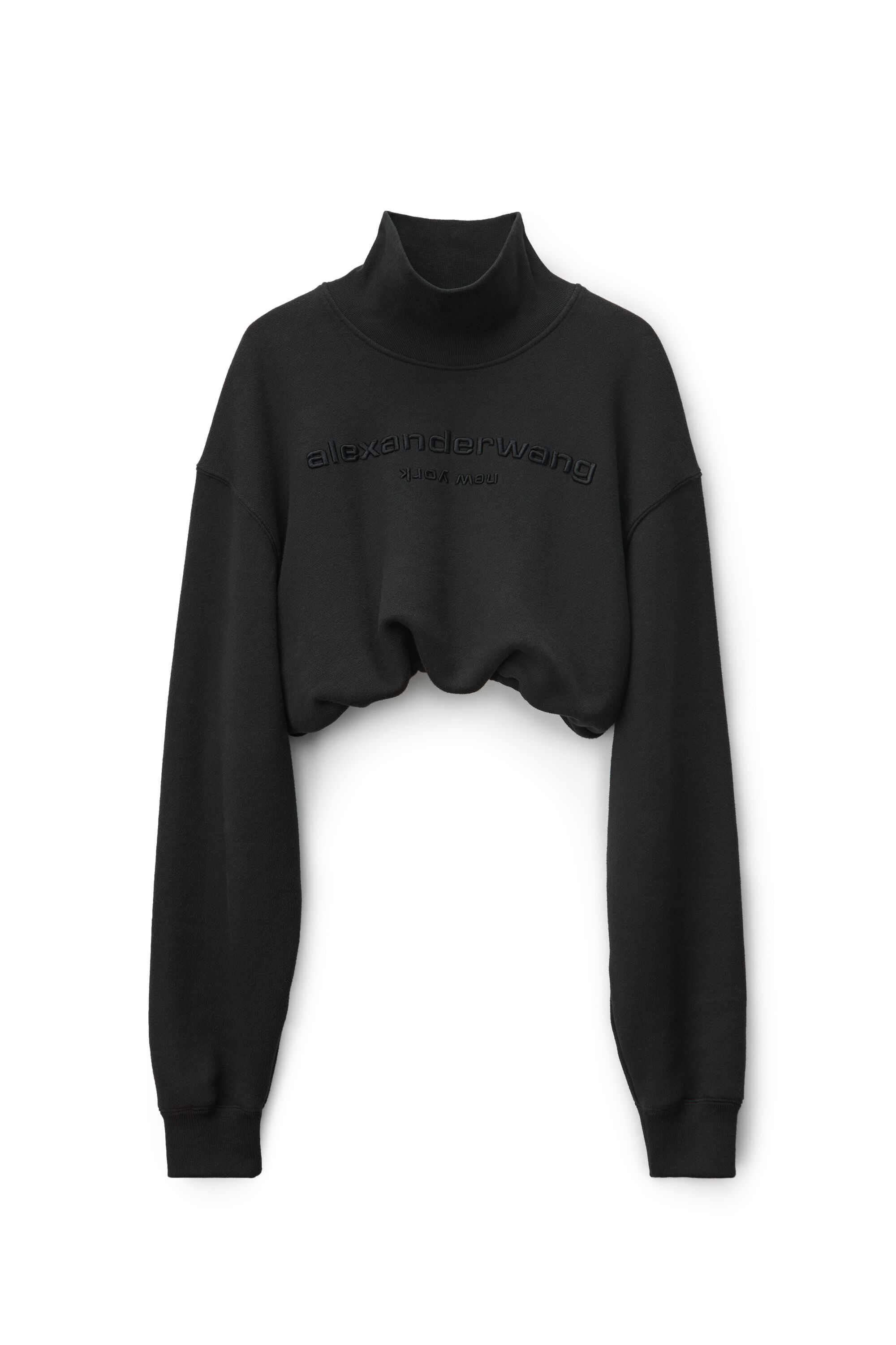 alexander wang cropped sweatshirt