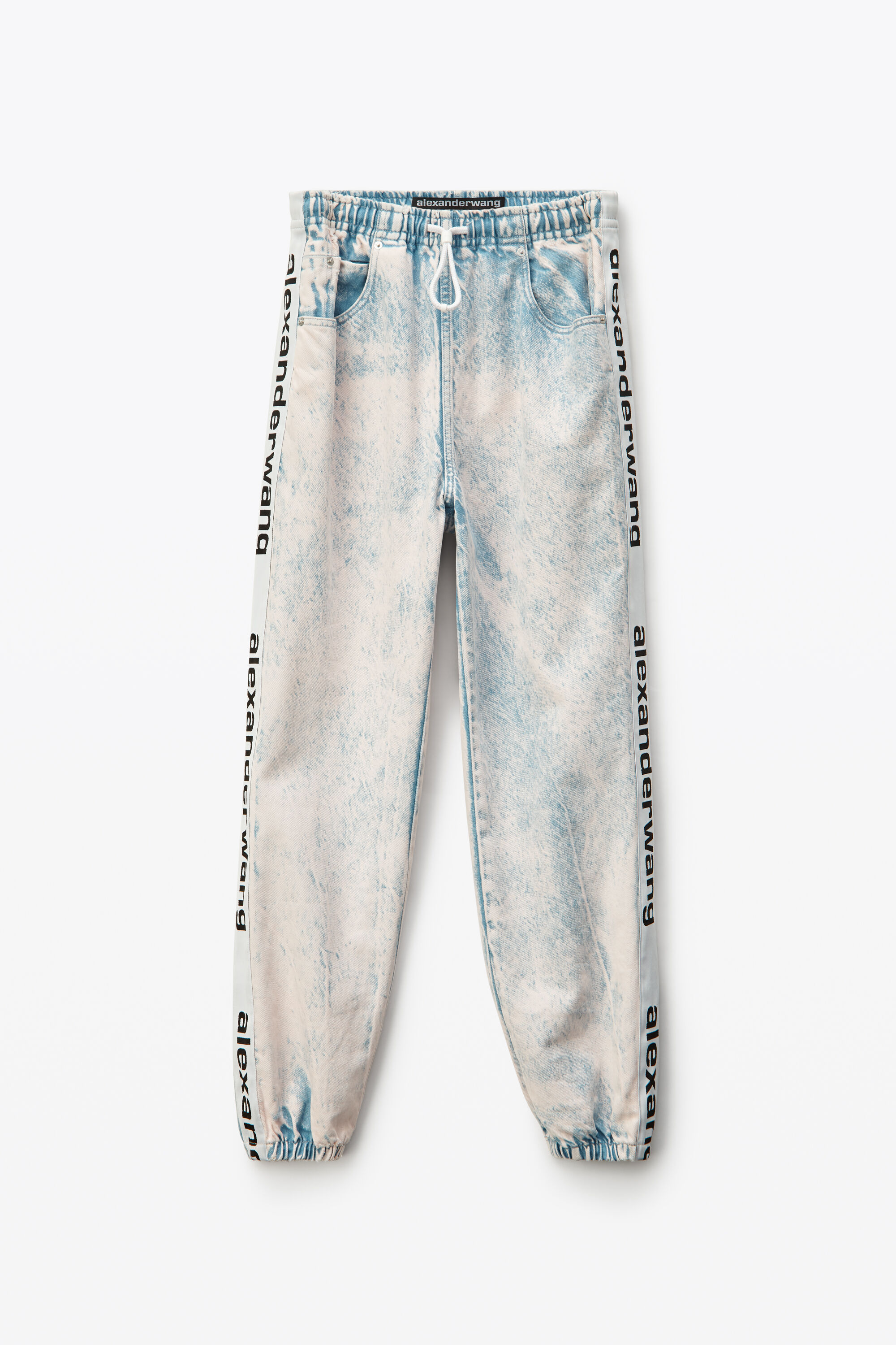 alexander wang denim joggers