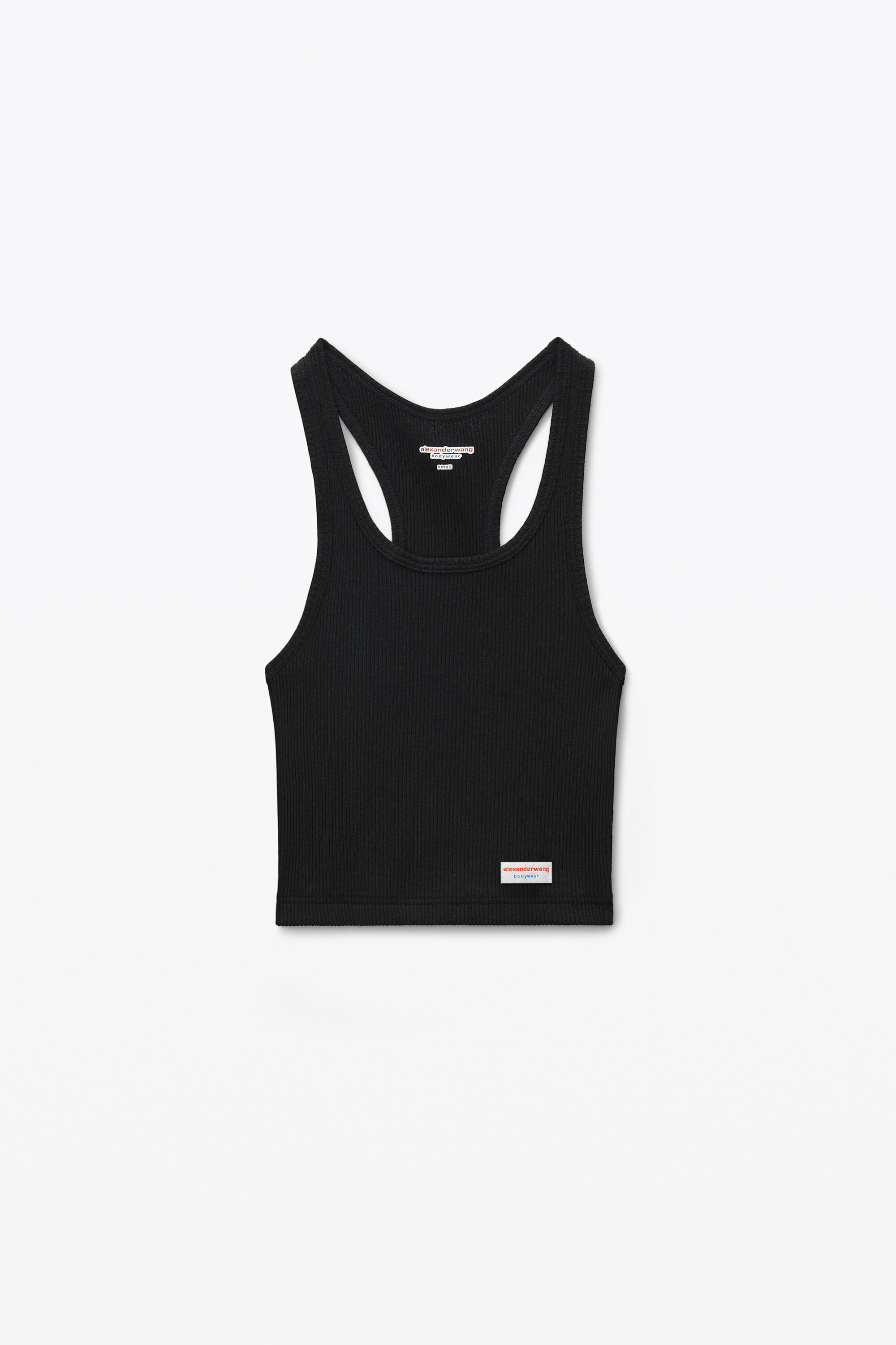 Racerback Tank In Ribbed Cotton Jersey