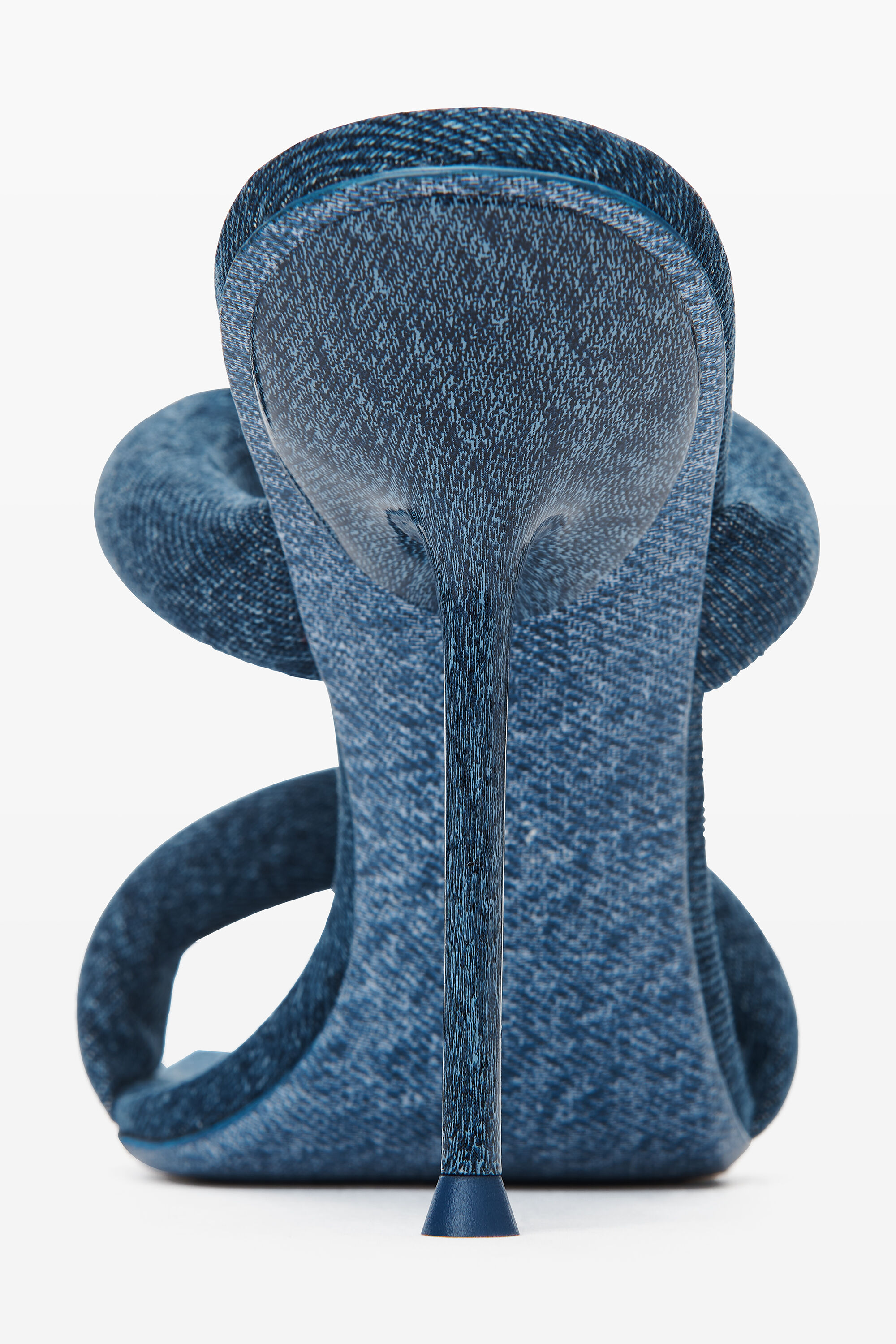 alexanderwang julie 105mm denim tubular sandal DEEP BLUE 