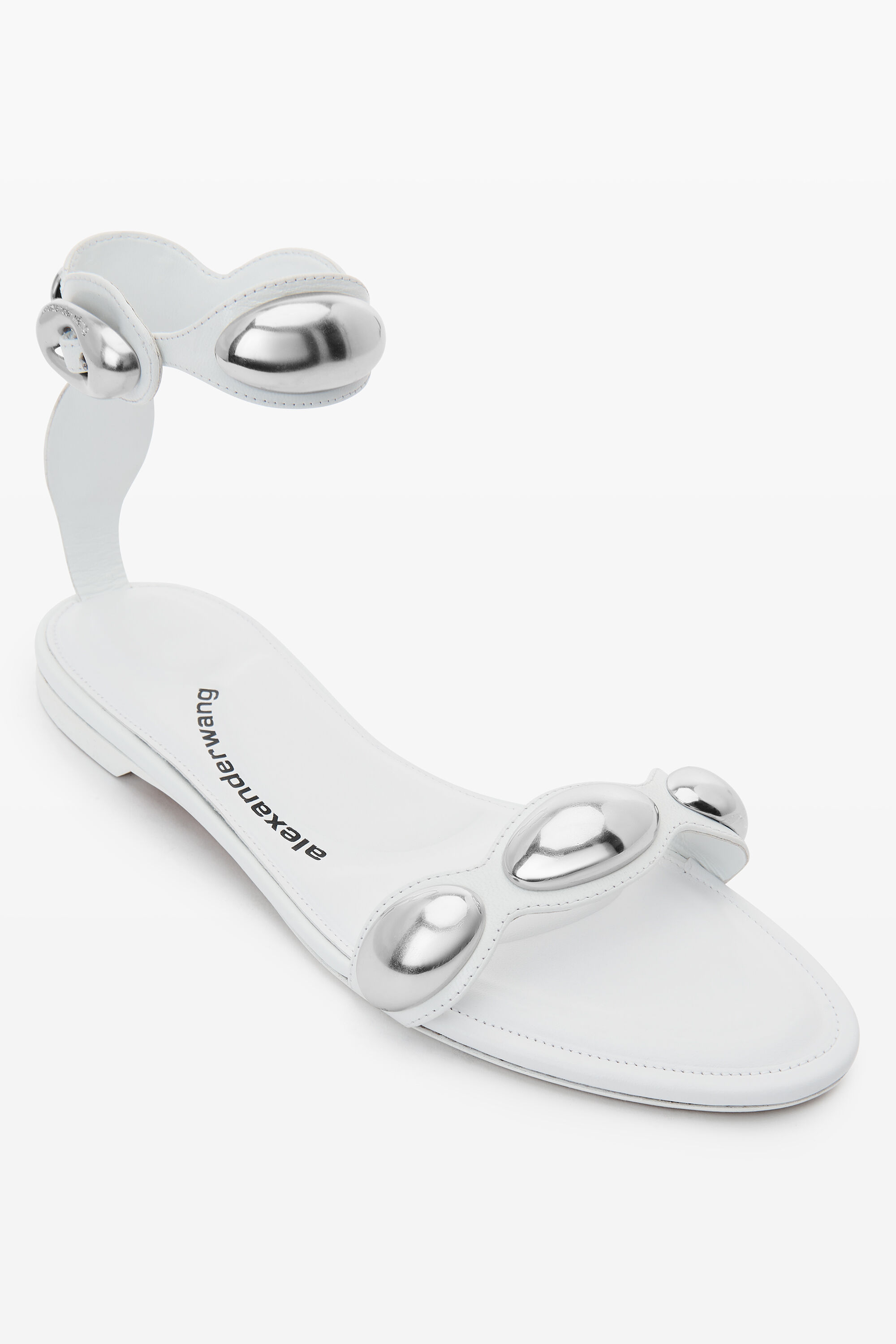 Alexander wang white discount sandals